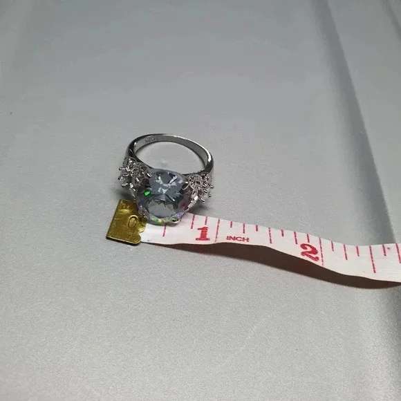 ▶Oval Zircon Diamond Vintage Silver Beautiful Ring for Women, L239
